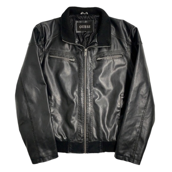 Guess Leather Jacket - Picture 1 of 3